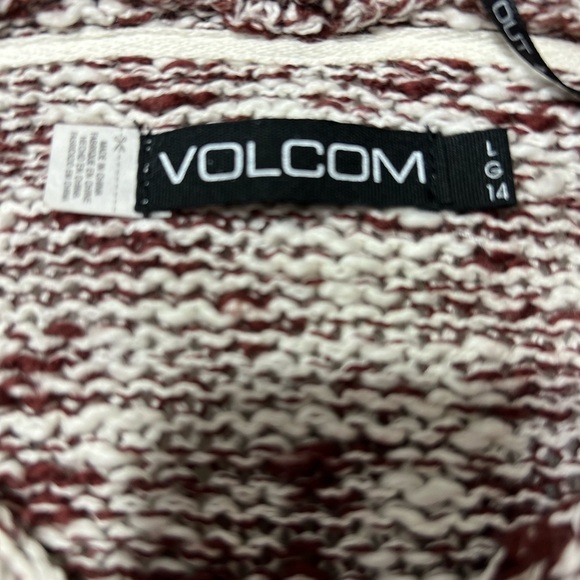 Volcom hooded sweater womens size large - Picture 4 of 5